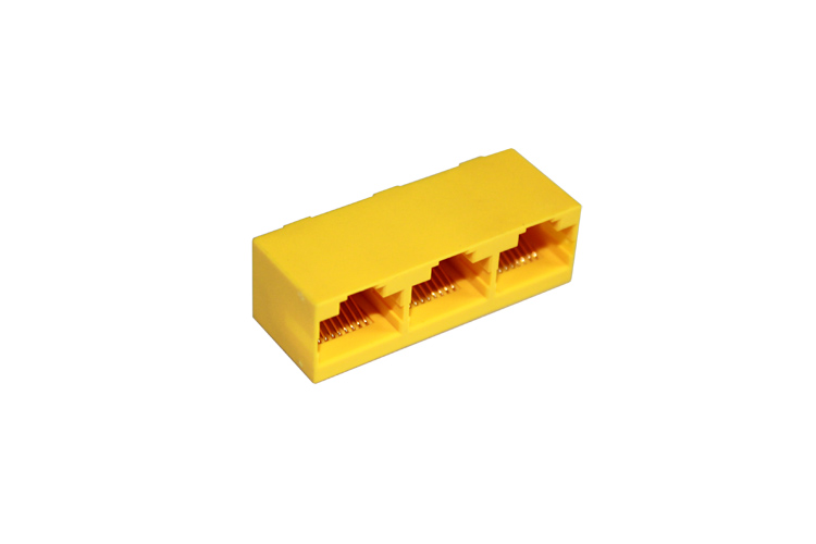 超薄迷你直通RJ45网络连接器