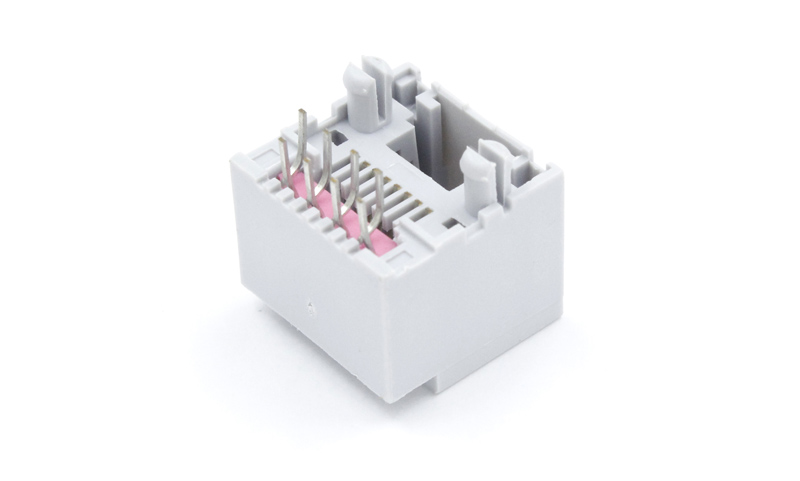 8P8C全塑180度RJ45连接器