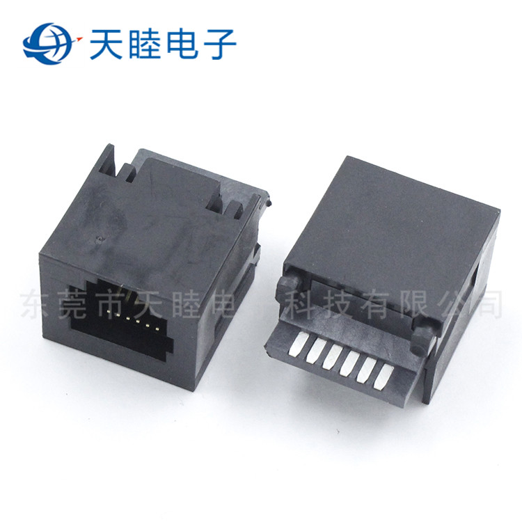 全塑焊线式RJ11电话连接器高清图