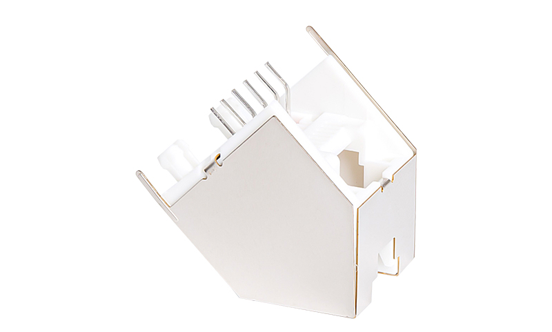 斜45度脚8P8C RJ45网络连接器 斜45度脚8P8C RJ45网络连接器