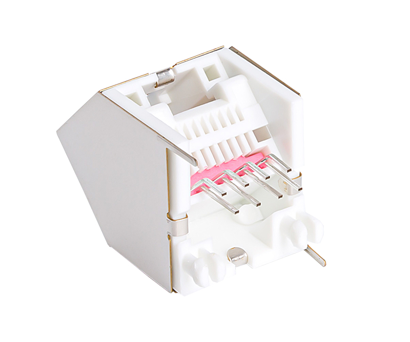 斜45度脚8P8C RJ45网络连接器 斜45度脚8P8C RJ45网络连接器