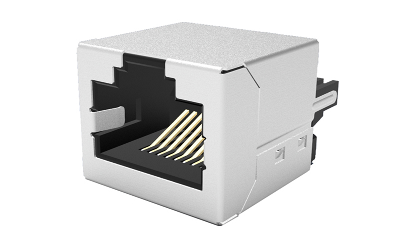 RJ45屏蔽注塑做线网络母座 公转母延长线母座 RJ45屏蔽注塑做线网络母座 公转母延长线母座