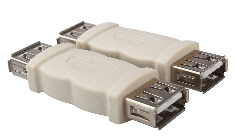 USB 2.0母转母转接头对接延长连接器