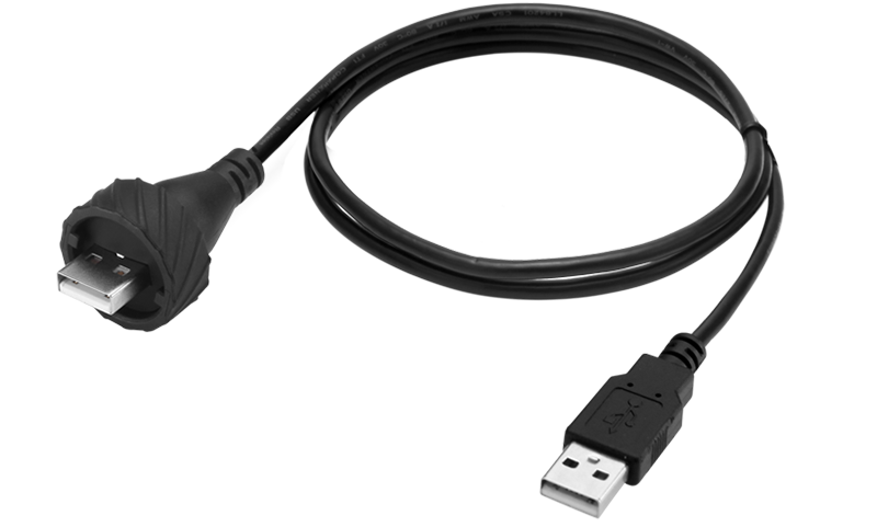 USB 2.0 母转母防水连接线延长线